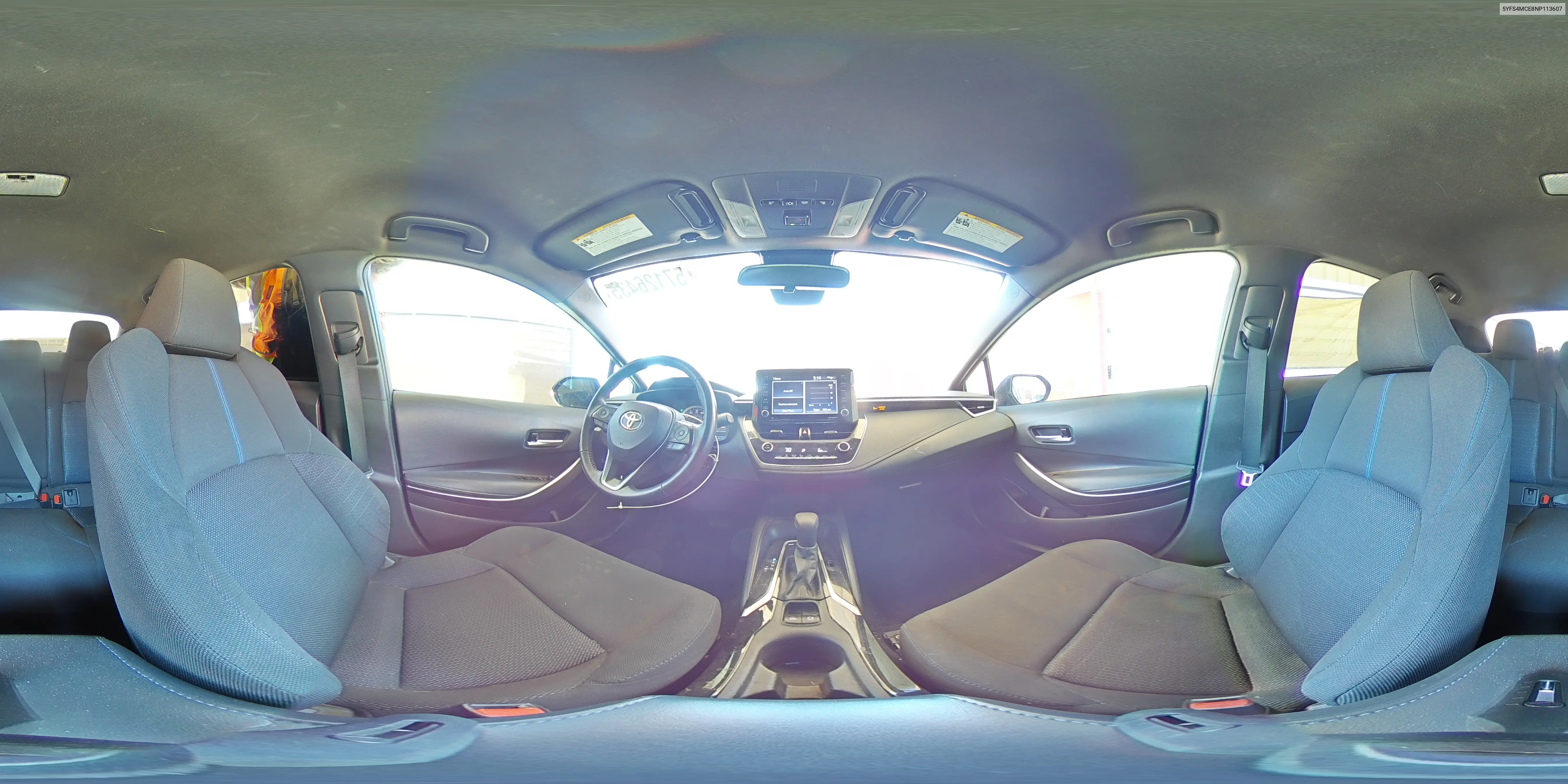 2022 Toyota Corolla Se VIN: 5YFS4MCE8NP113607 Lot: 57126435