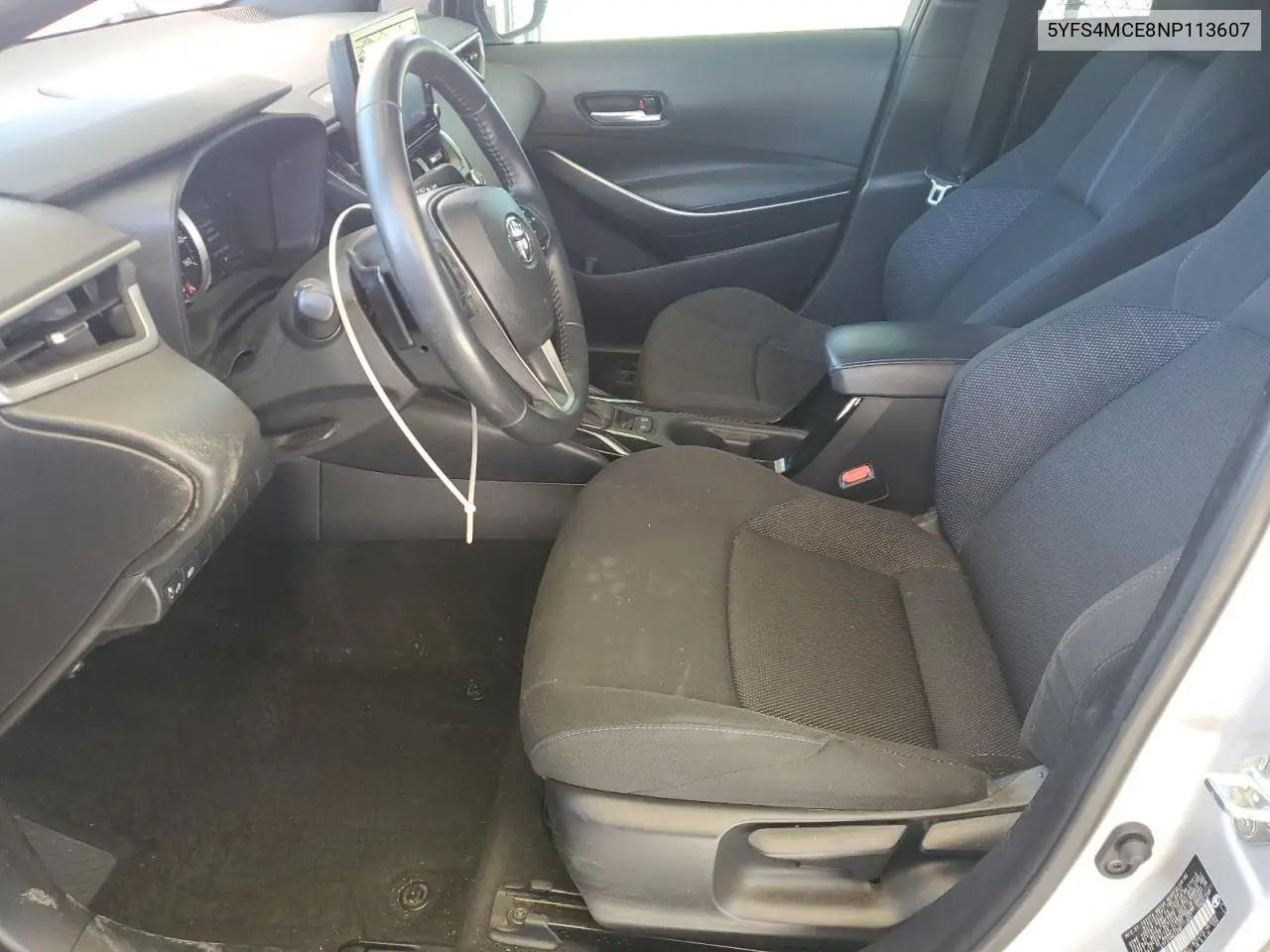 2022 Toyota Corolla Se VIN: 5YFS4MCE8NP113607 Lot: 57126435