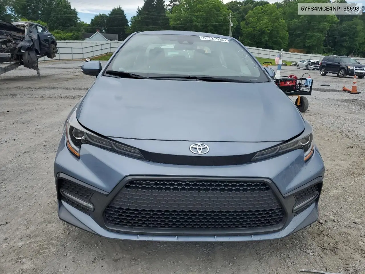 5yfs4mce4np135698 5YFS4MCE4NP135698 2022 Toyota Corolla Se
