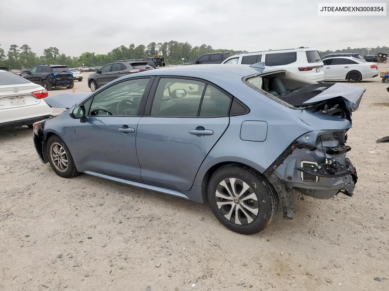 2022 Toyota Corolla Le VIN: JTDEAMDEXN3008354 Lot: 57342985