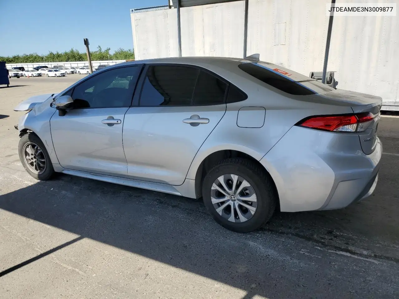2022 Toyota Corolla Le VIN: JTDEAMDE3N3009877 Lot: 61605765