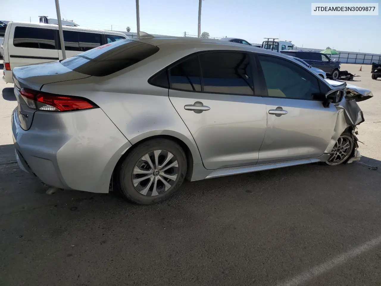 2022 Toyota Corolla Le VIN: JTDEAMDE3N3009877 Lot: 61605765