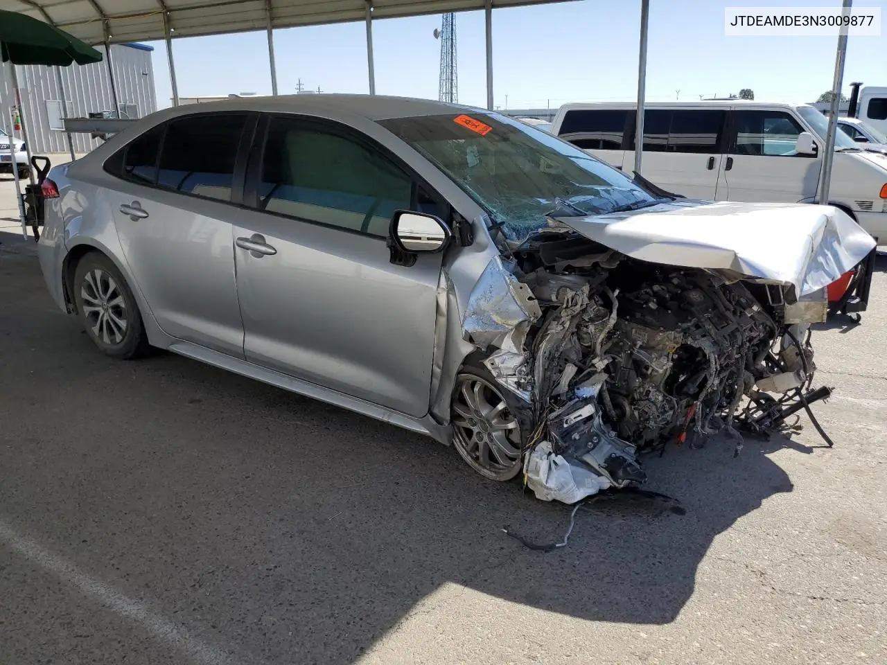 2022 Toyota Corolla Le VIN: JTDEAMDE3N3009877 Lot: 61605765