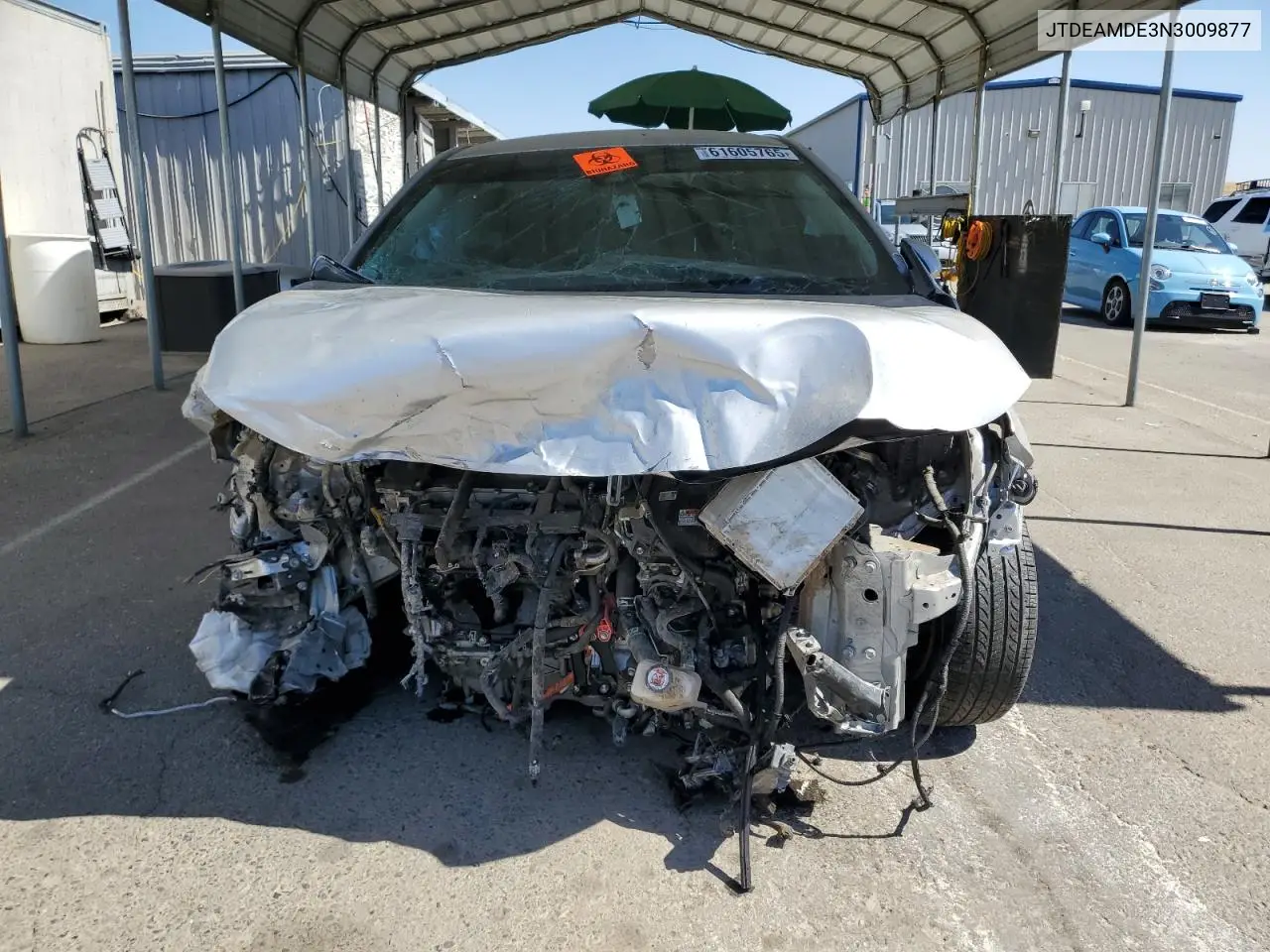 2022 Toyota Corolla Le VIN: JTDEAMDE3N3009877 Lot: 61605765