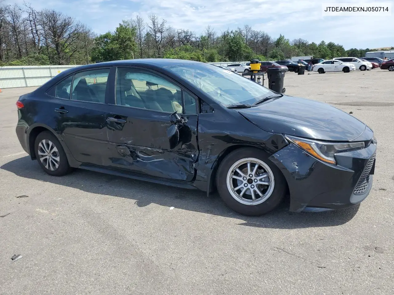 2022 Toyota Corolla Le VIN: JTDEAMDEXNJ050714 Lot: 62021895
