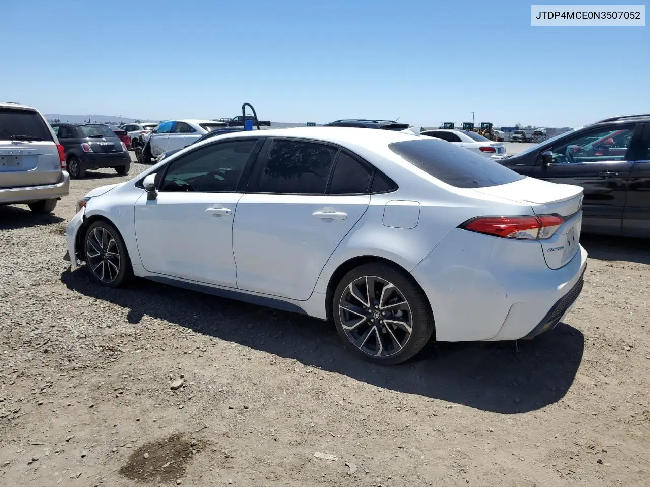 2022 Toyota Corolla Se VIN: JTDP4MCE0N3507052 Lot: 62876895