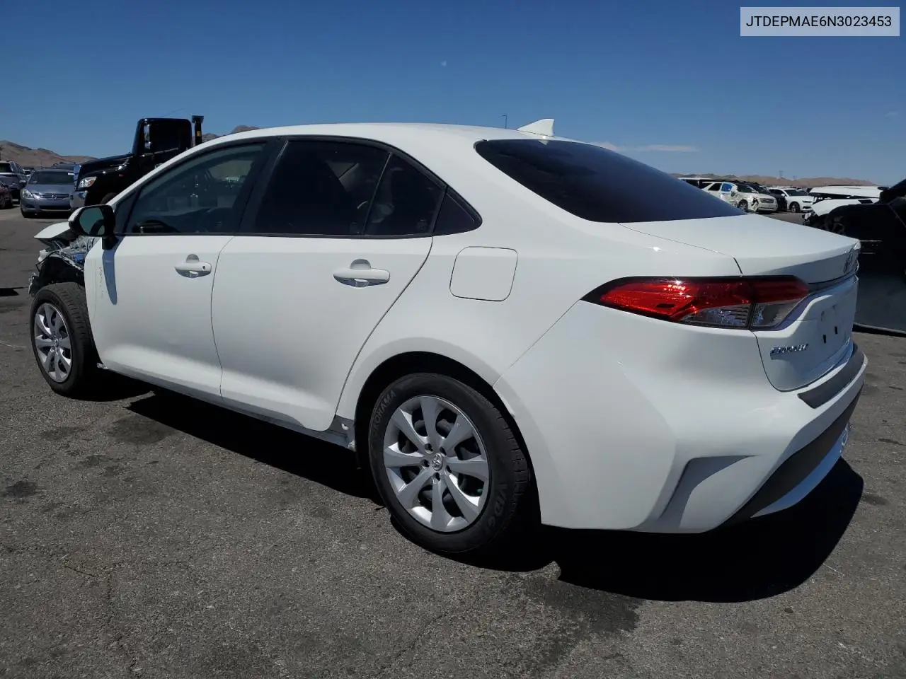 2022 Toyota Corolla Le VIN: JTDEPMAE6N3023453 Lot: 62895015