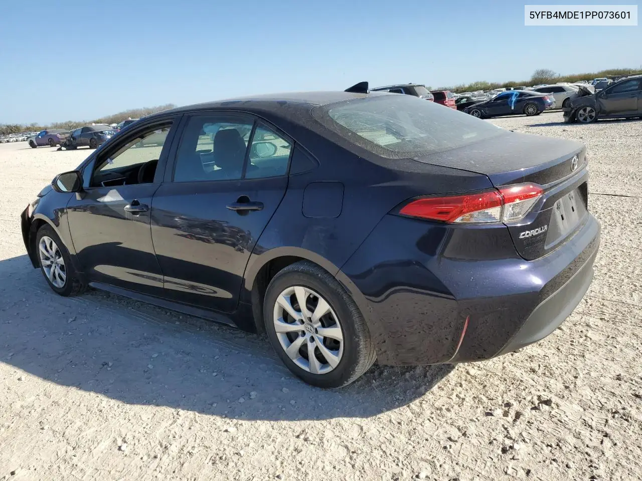 2023 Toyota Corolla Le VIN: 5YFB4MDE1PP073601 Lot: 50363435