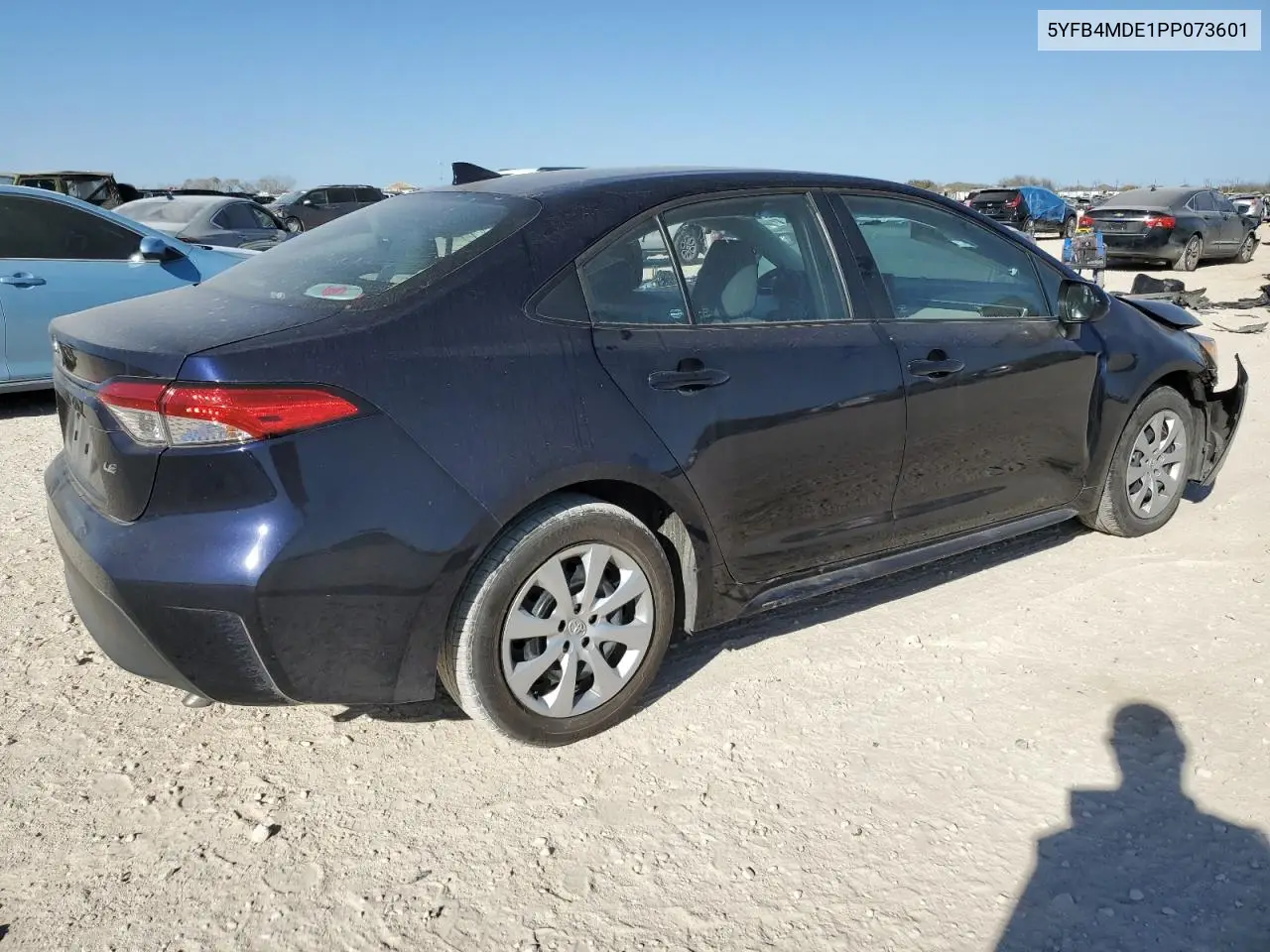 2023 Toyota Corolla Le VIN: 5YFB4MDE1PP073601 Lot: 50363435