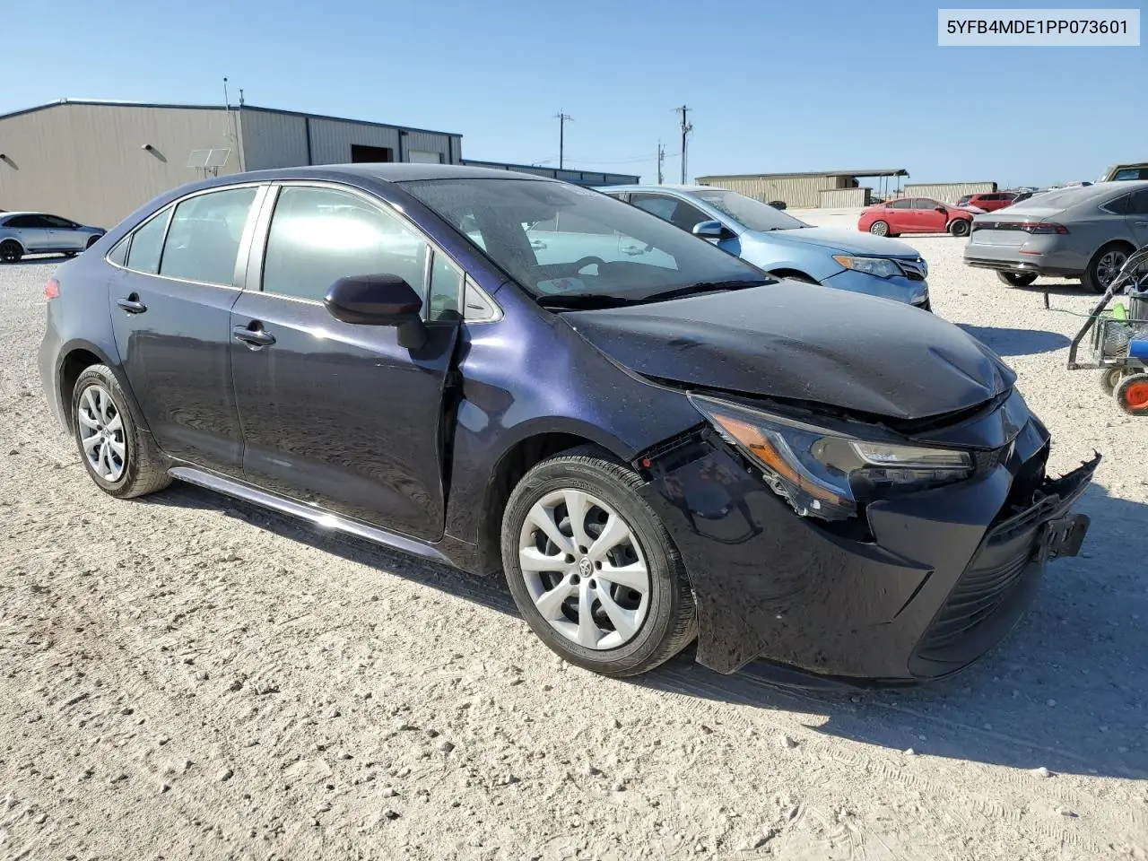 2023 Toyota Corolla Le VIN: 5YFB4MDE1PP073601 Lot: 50363435