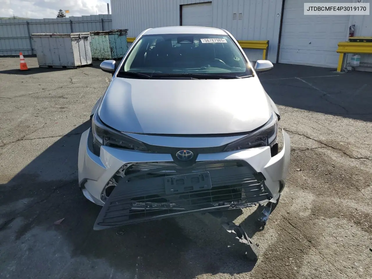2023 Toyota Corolla Le VIN: JTDBCMFE4P3019170 Lot: 56787985