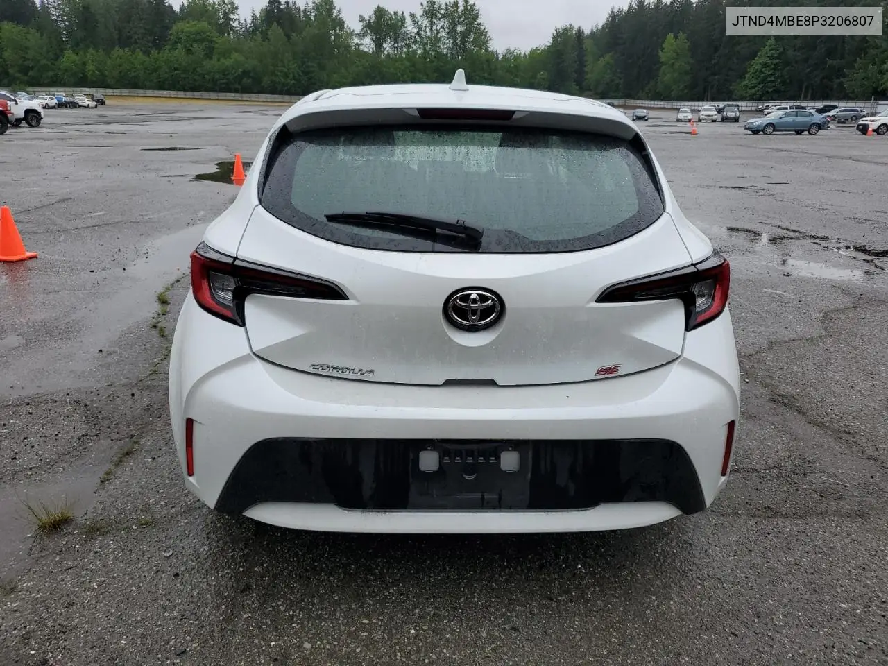 2023 Toyota Corolla Se VIN: JTND4MBE8P3206807 Lot: 56902595