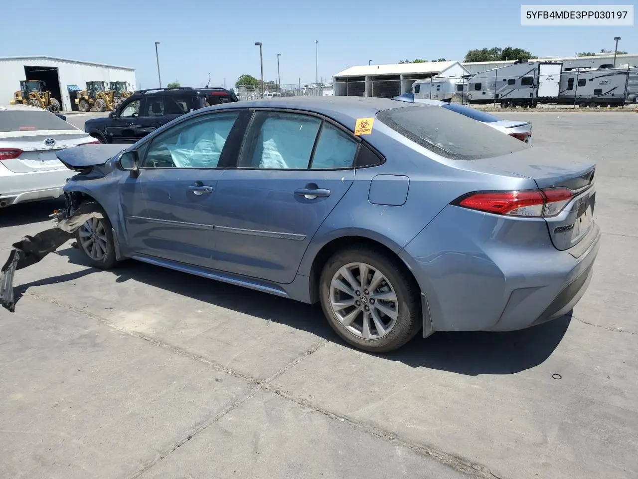 2023 Toyota Corolla Le VIN: 5YFB4MDE3PP030197 Lot: 60665065