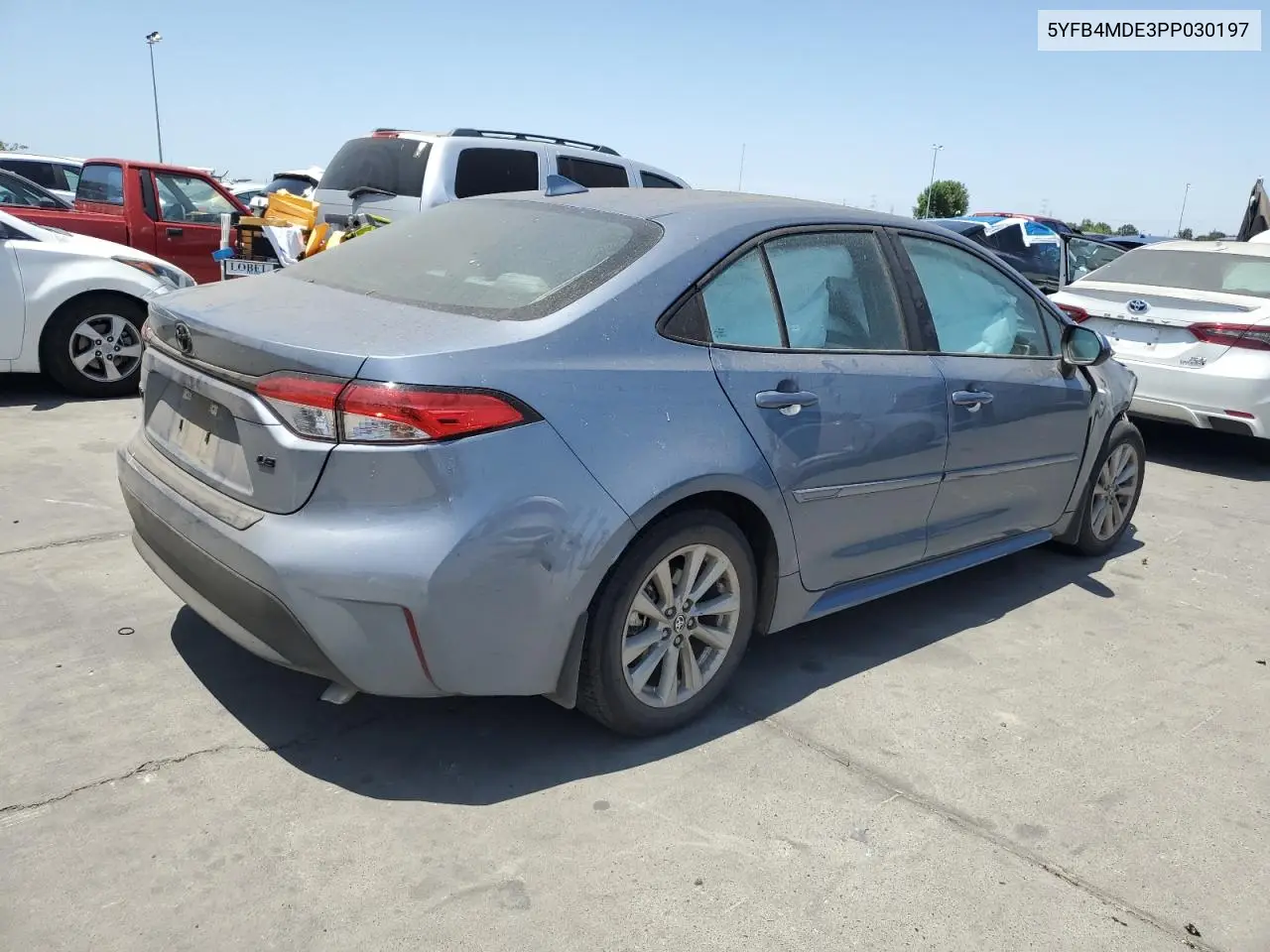 2023 Toyota Corolla Le VIN: 5YFB4MDE3PP030197 Lot: 60665065