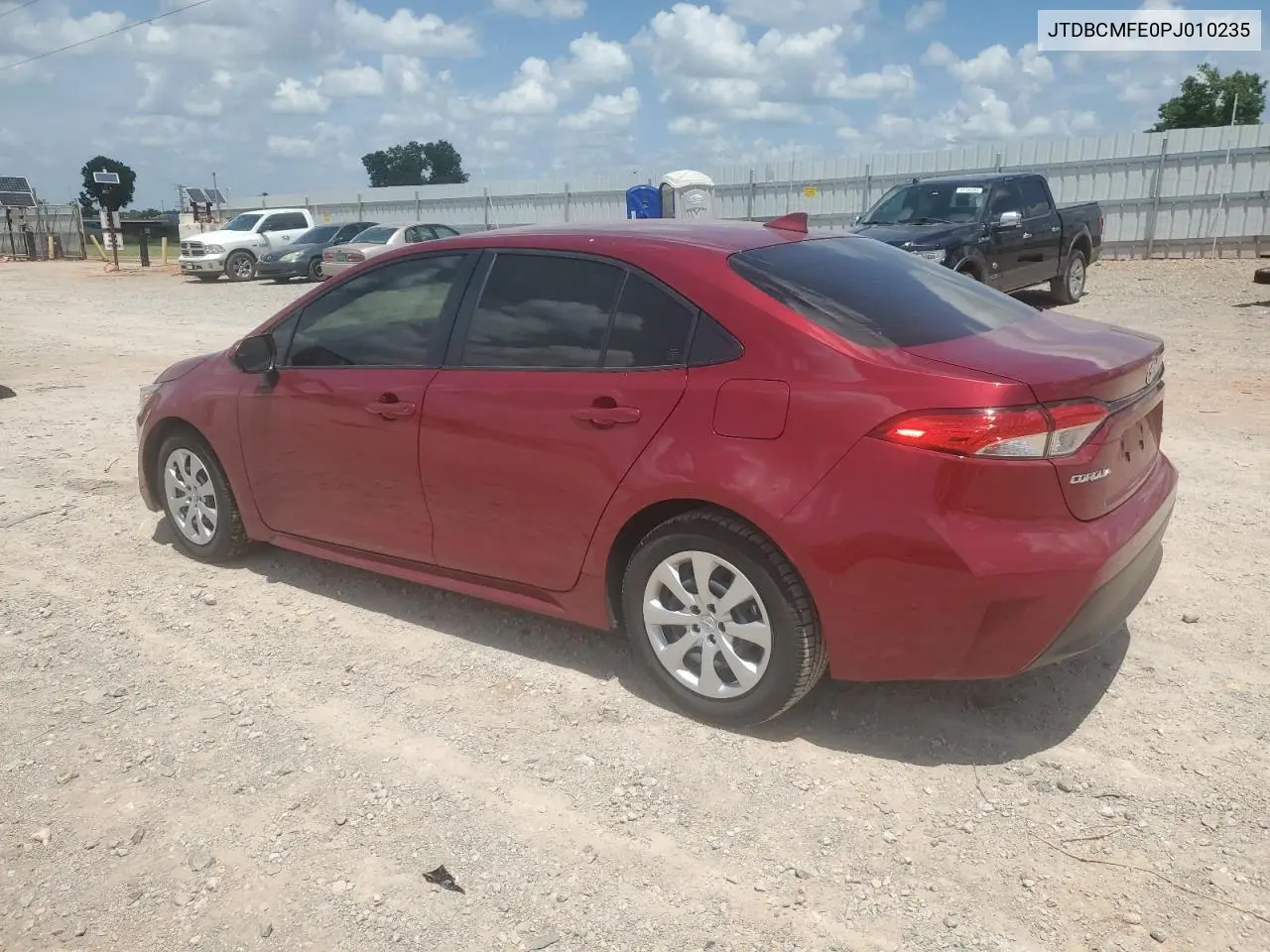2023 Toyota Corolla Le VIN: JTDBCMFE0PJ010235 Lot: 62168095