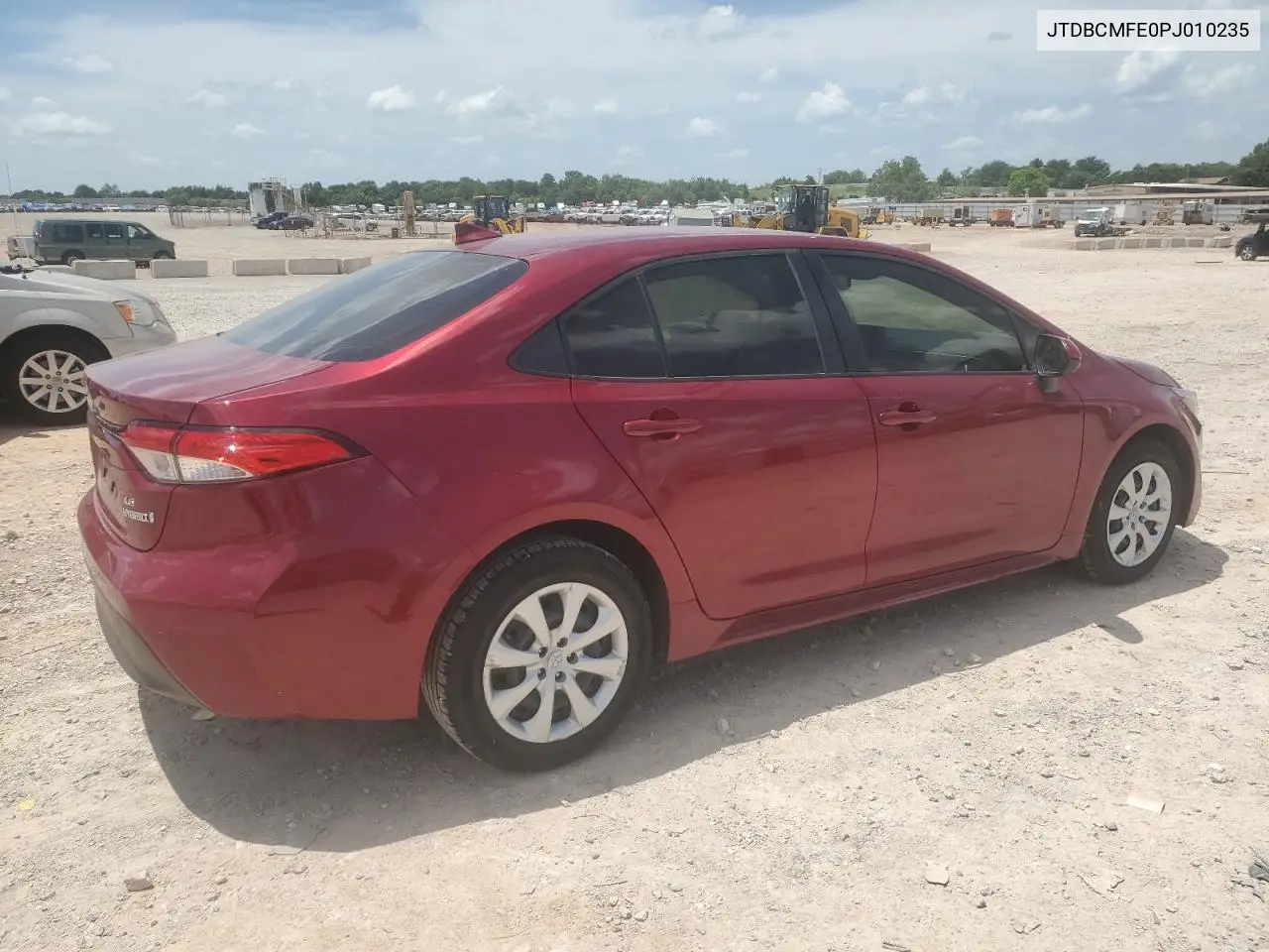 2023 Toyota Corolla Le VIN: JTDBCMFE0PJ010235 Lot: 62168095