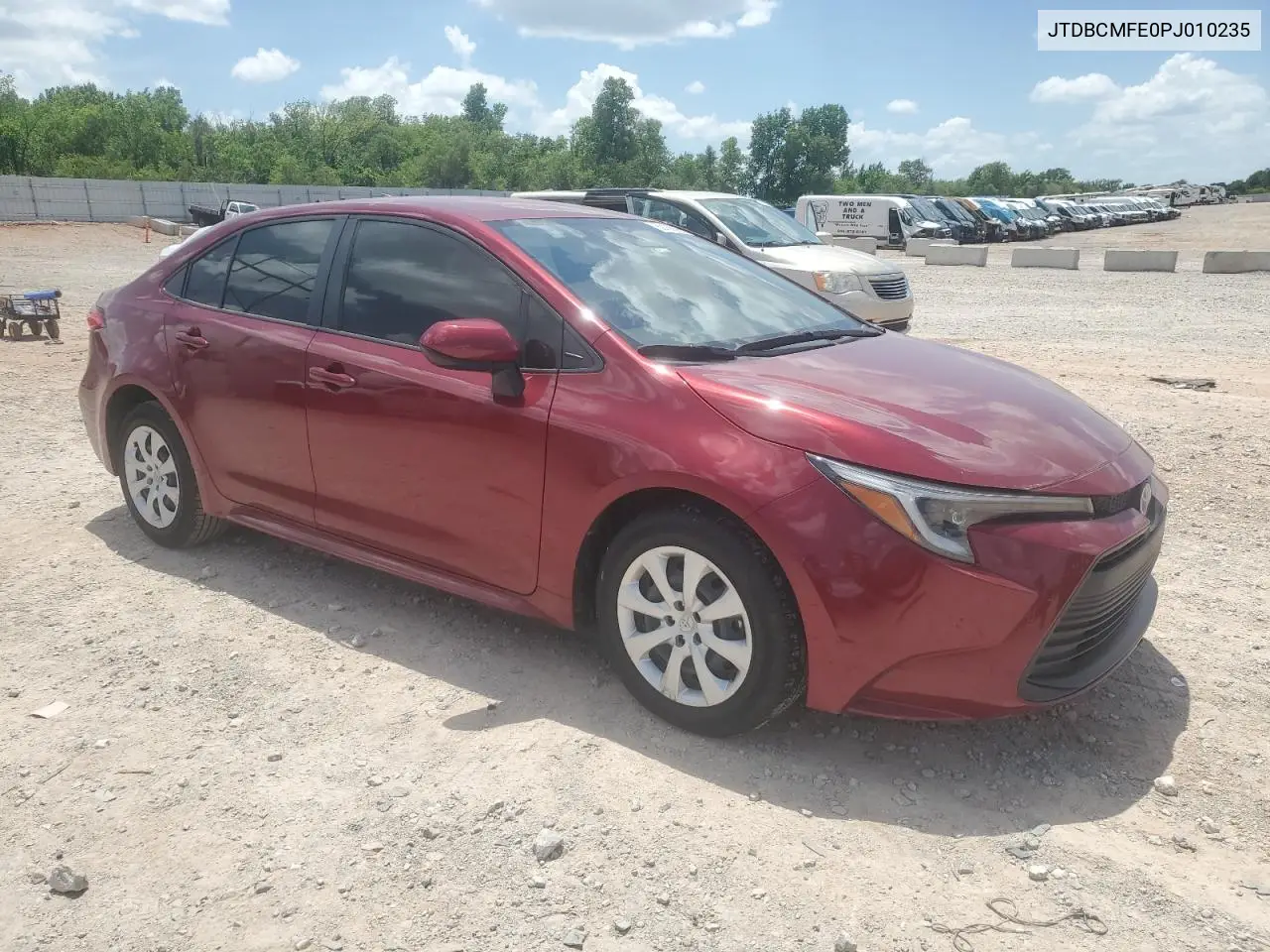 2023 Toyota Corolla Le VIN: JTDBCMFE0PJ010235 Lot: 62168095