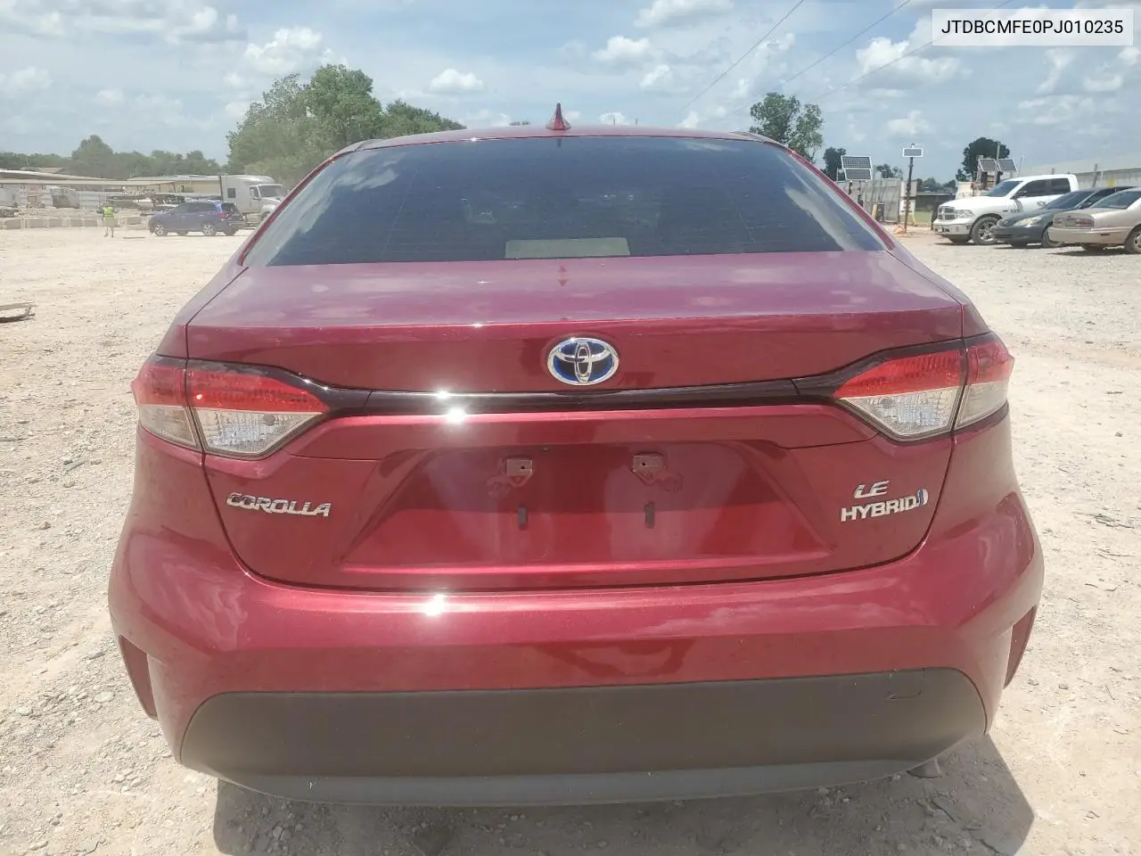 2023 Toyota Corolla Le VIN: JTDBCMFE0PJ010235 Lot: 62168095