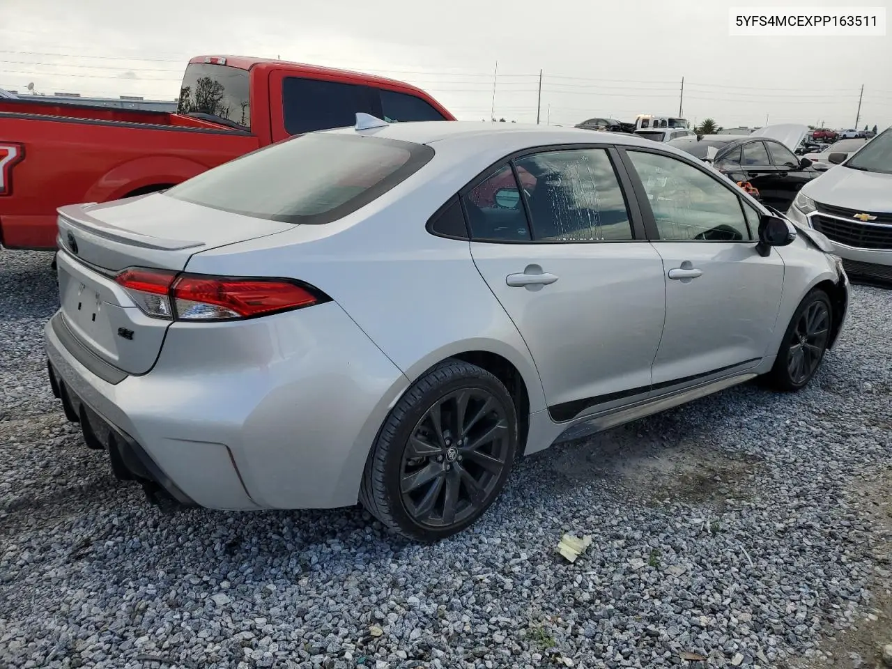 2023 Toyota Corolla Se VIN: 5YFS4MCEXPP163511 Lot: 63244625