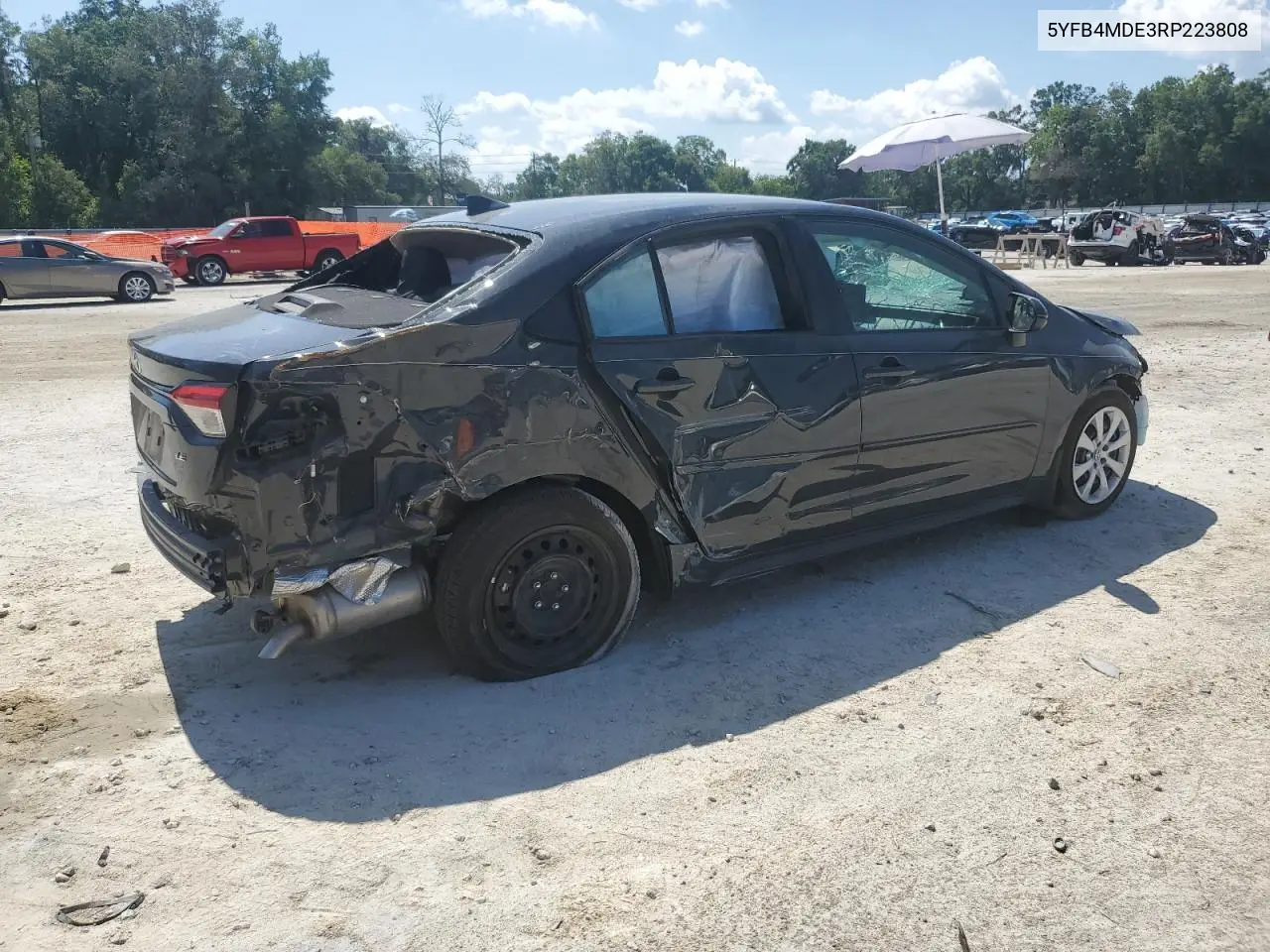 2024 Toyota Corolla Le VIN: 5YFB4MDE3RP223808 Lot: 57688665