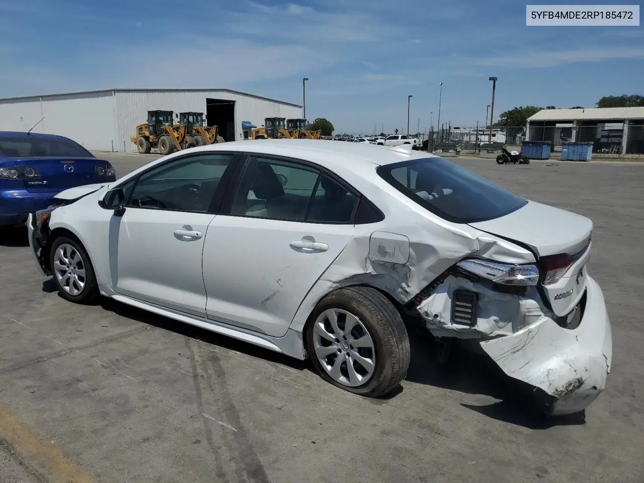 2024 Toyota Corolla Le VIN: 5YFB4MDE2RP185472 Lot: 58848665