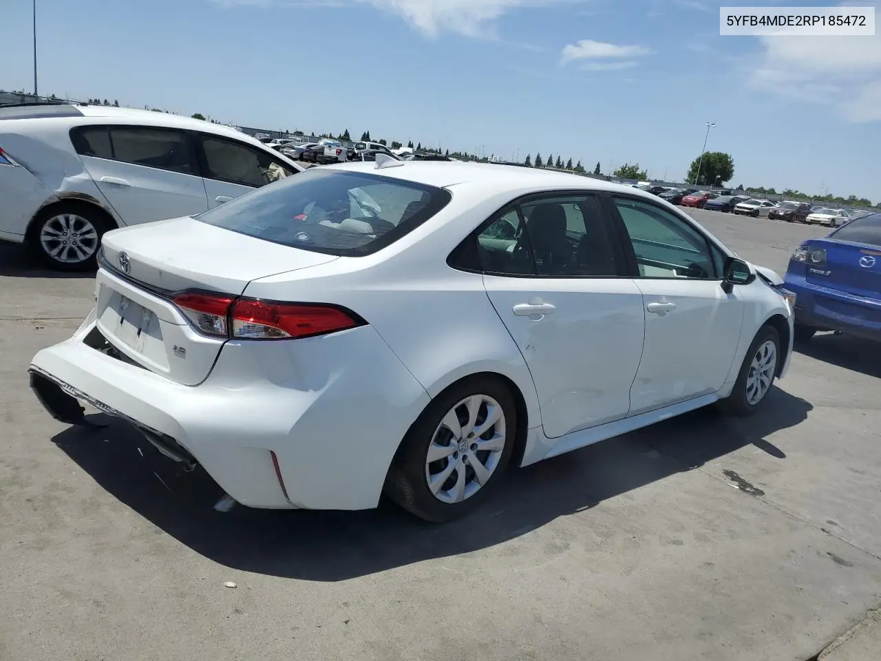 2024 Toyota Corolla Le VIN: 5YFB4MDE2RP185472 Lot: 58848665