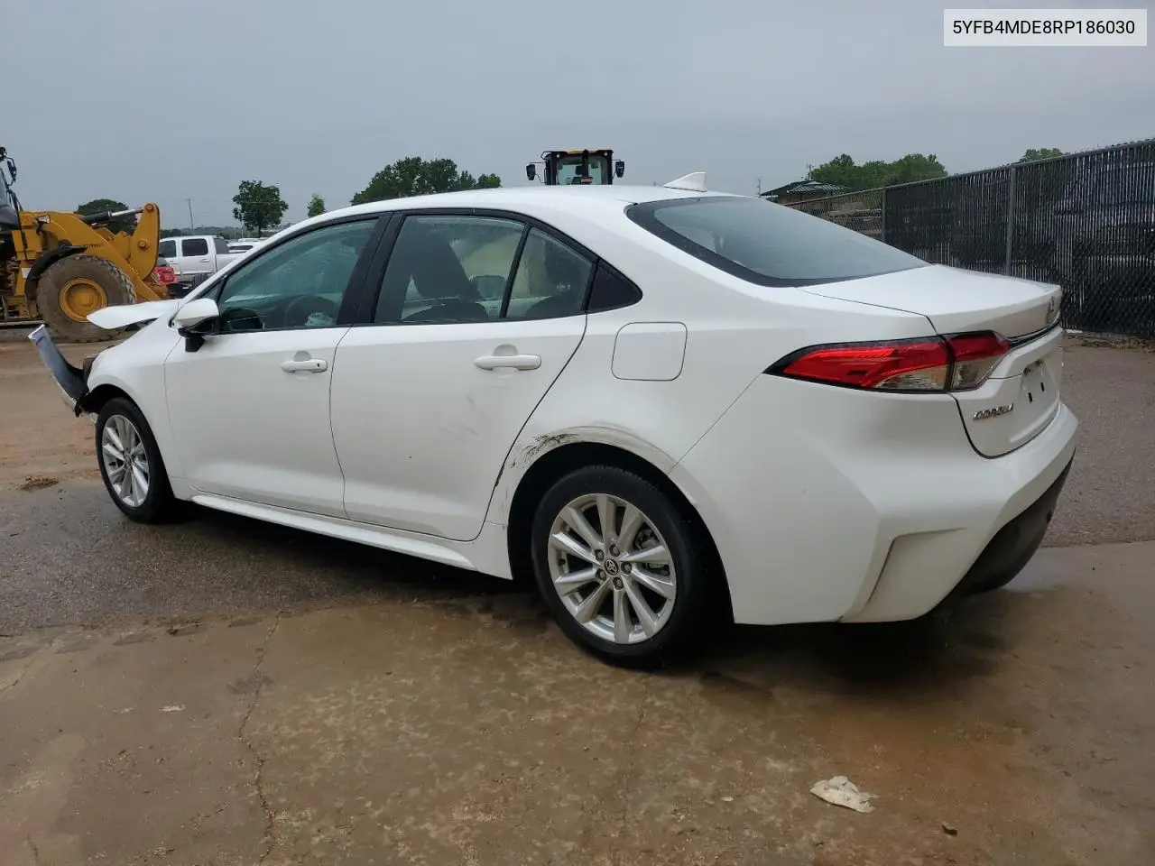 2024 Toyota Corolla Le VIN: 5YFB4MDE8RP186030 Lot: 60901675