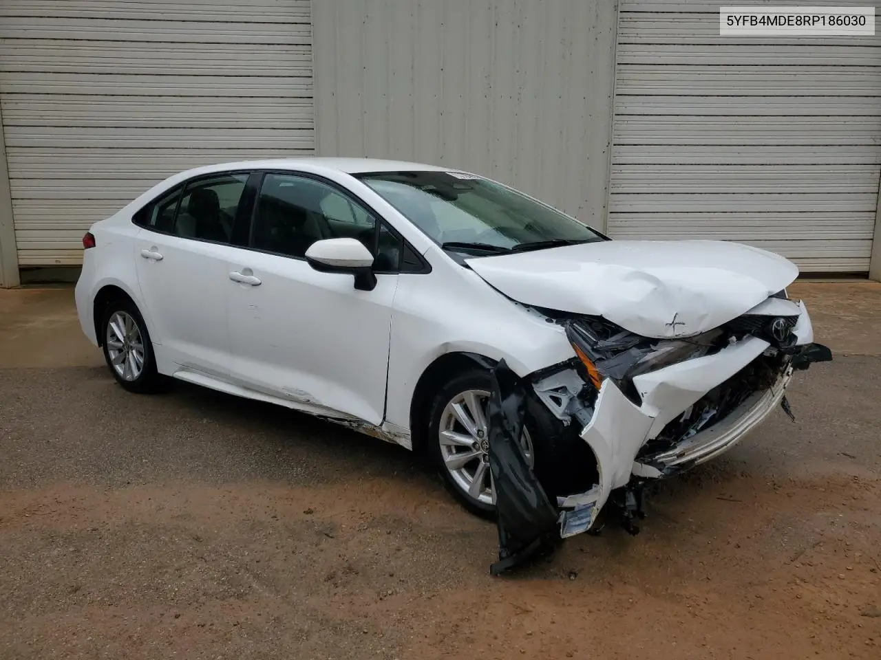 2024 Toyota Corolla Le VIN: 5YFB4MDE8RP186030 Lot: 60901675