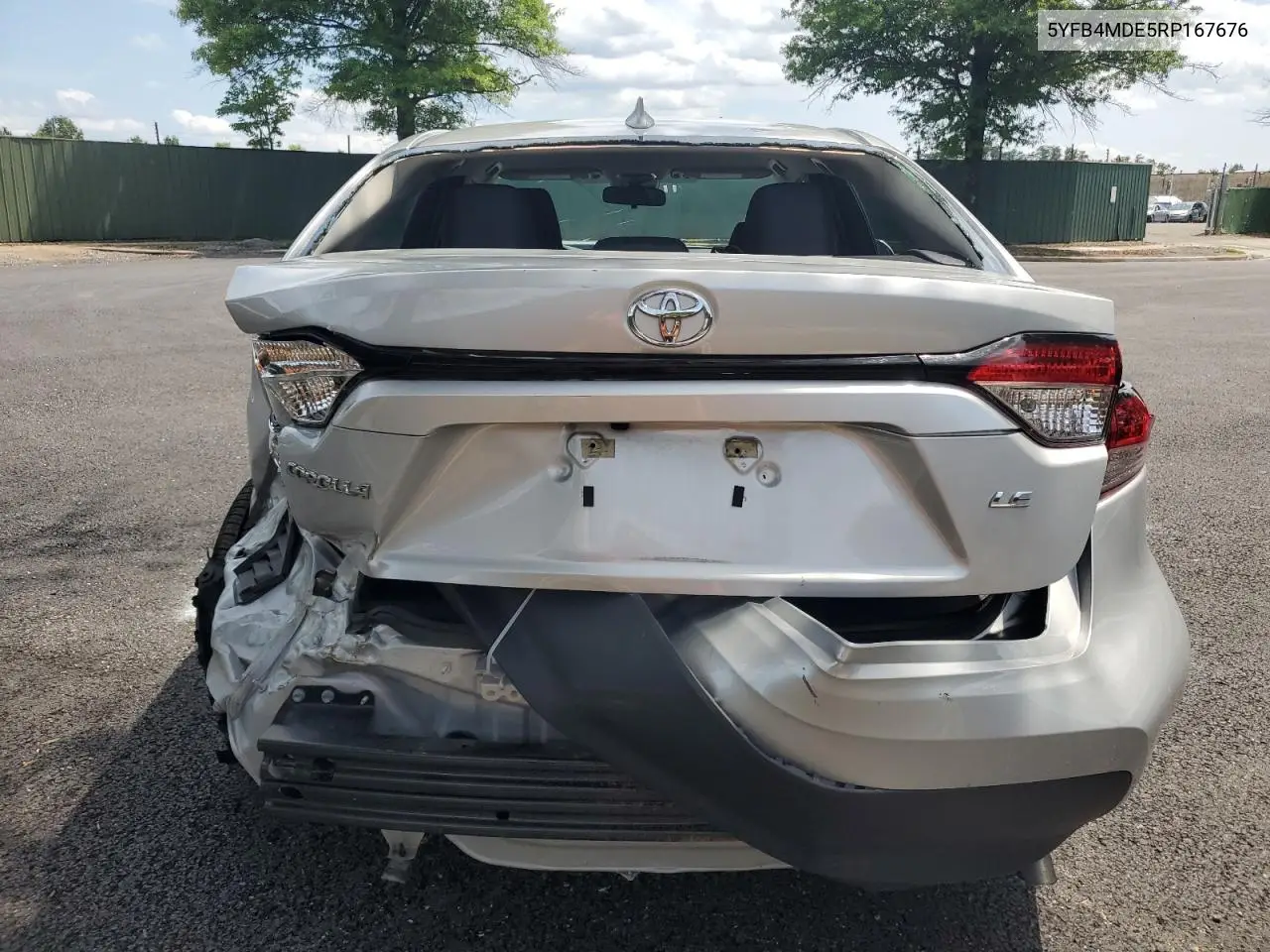 2024 Toyota Corolla Le VIN: 5YFB4MDE5RP167676 Lot: 61781495
