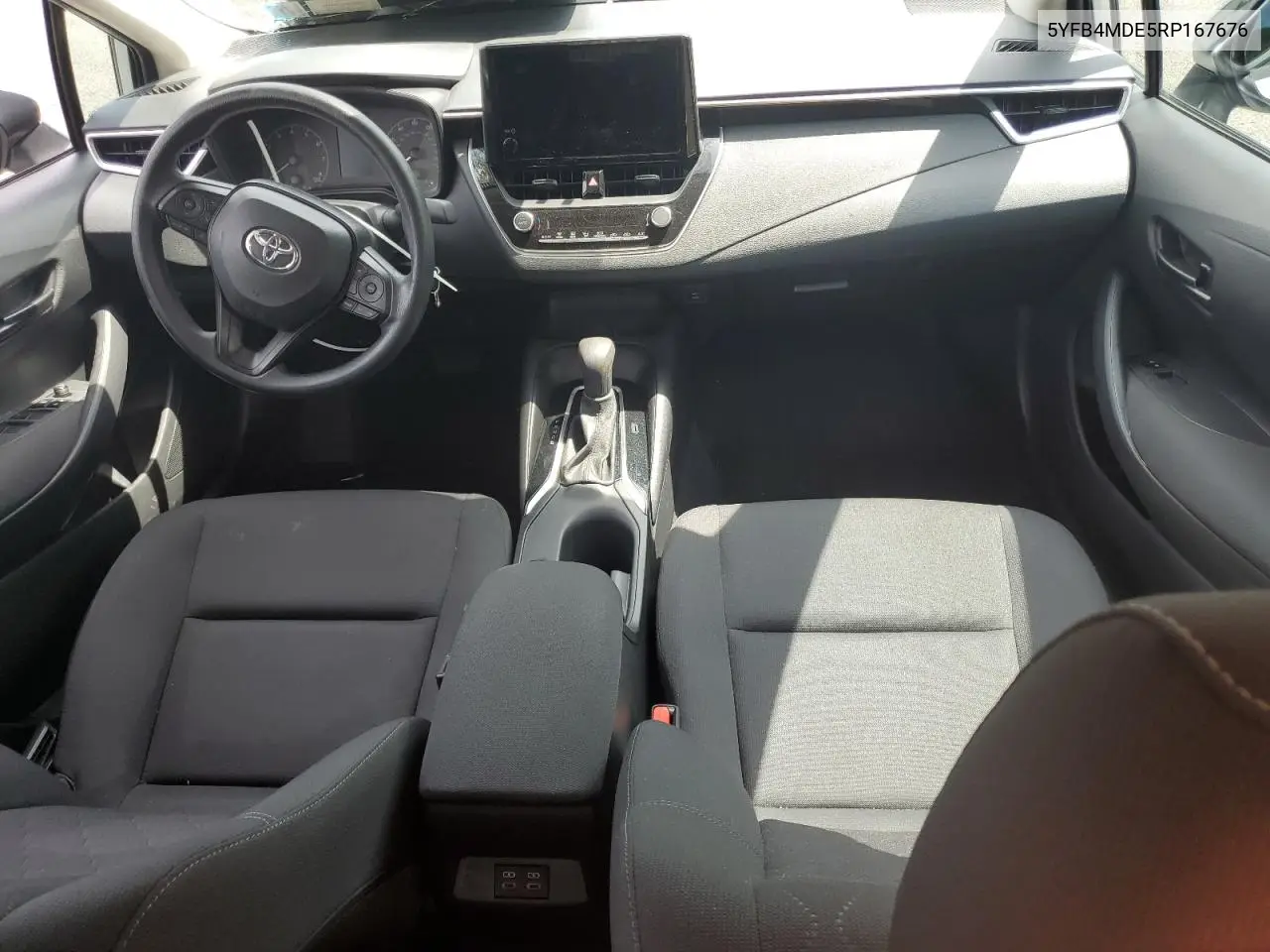 2024 Toyota Corolla Le VIN: 5YFB4MDE5RP167676 Lot: 61781495