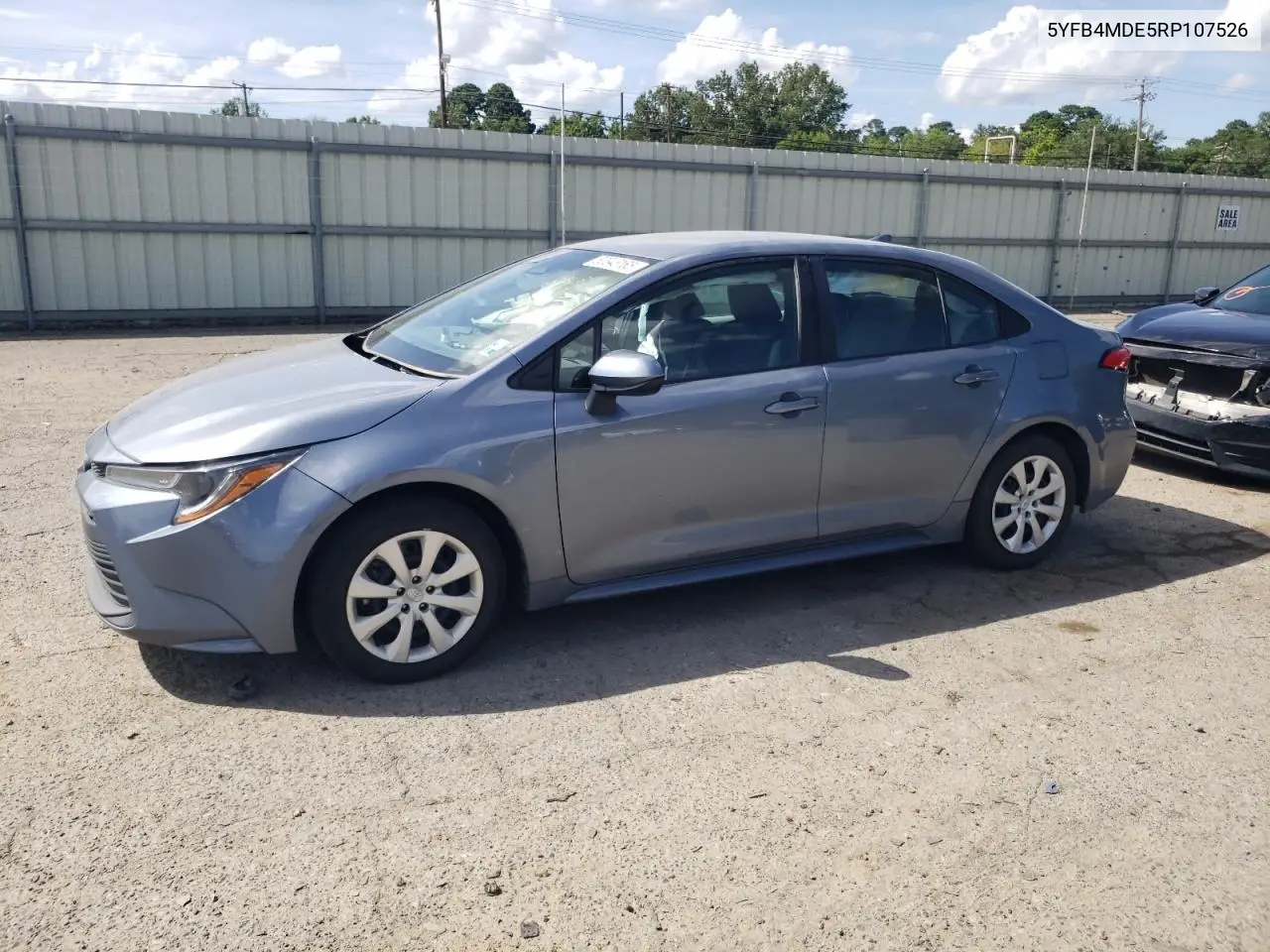 2024 Toyota Corolla Le VIN: 5YFB4MDE5RP107526 Lot: 62343165