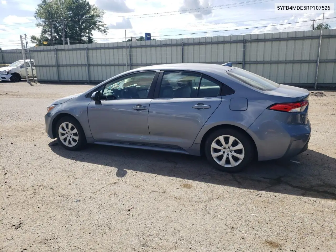 2024 Toyota Corolla Le VIN: 5YFB4MDE5RP107526 Lot: 62343165