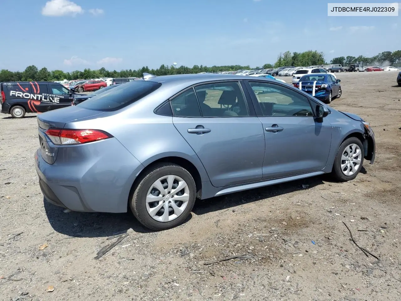 2024 Toyota Corolla Le VIN: JTDBCMFE4RJ022309 Lot: 62847115