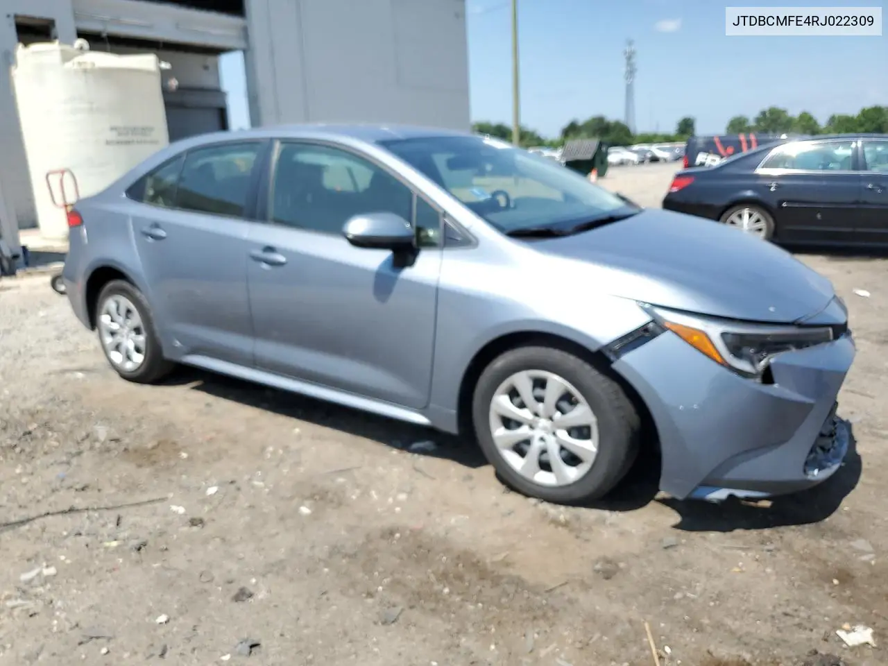 2024 Toyota Corolla Le VIN: JTDBCMFE4RJ022309 Lot: 62847115
