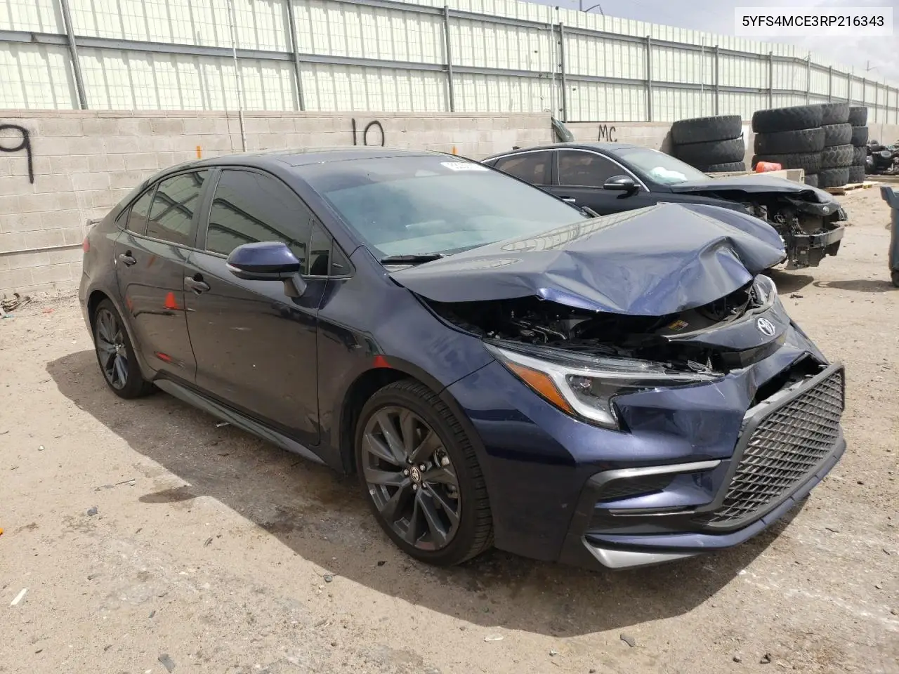 2024 Toyota Corolla Se VIN: 5YFS4MCE3RP216343 Lot: 63059715