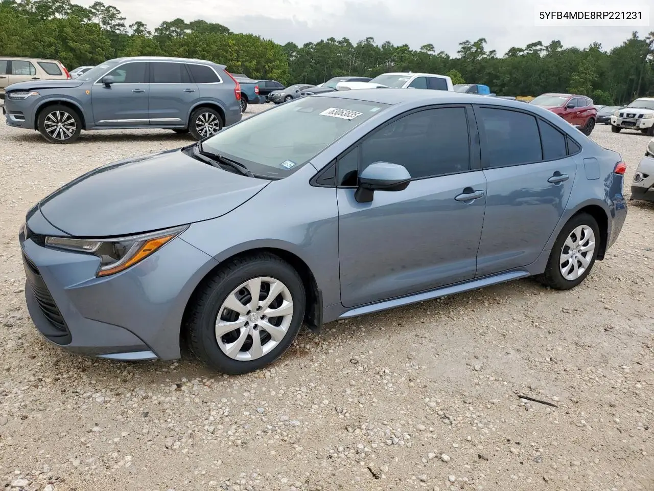 2024 Toyota Corolla Le VIN: 5YFB4MDE8RP221231 Lot: 63063835