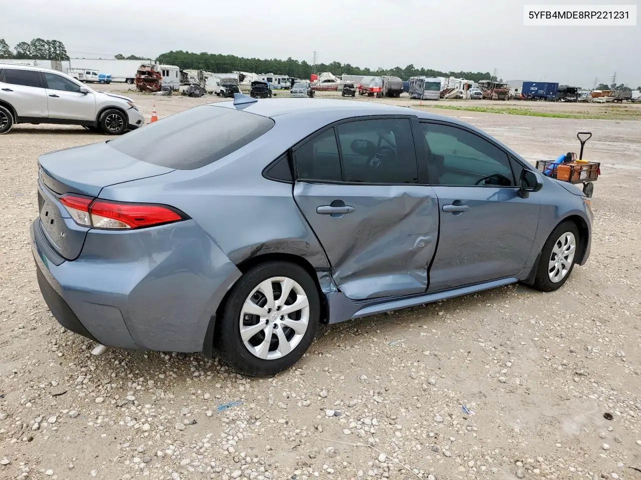 2024 Toyota Corolla Le VIN: 5YFB4MDE8RP221231 Lot: 63063835