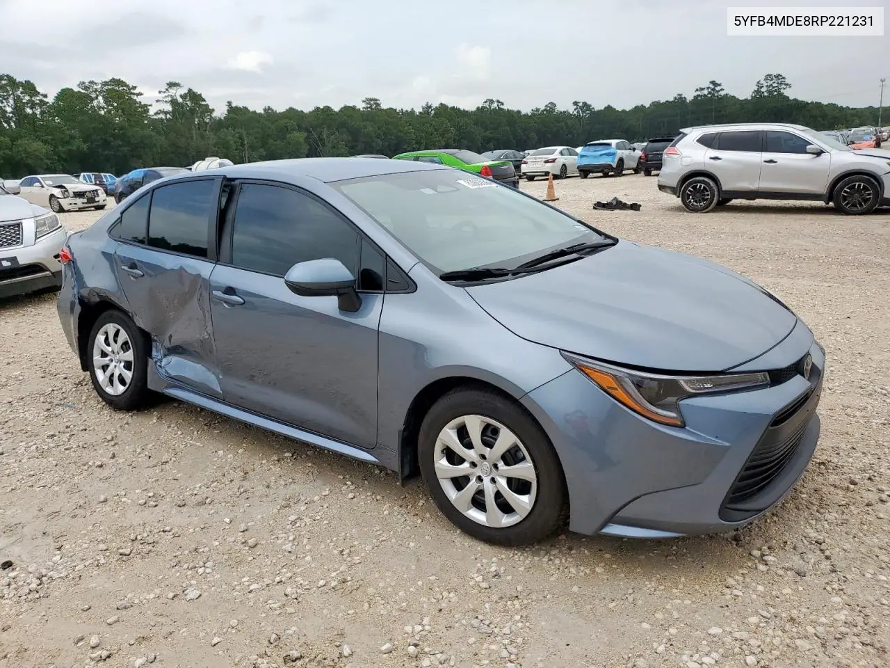 2024 Toyota Corolla Le VIN: 5YFB4MDE8RP221231 Lot: 63063835
