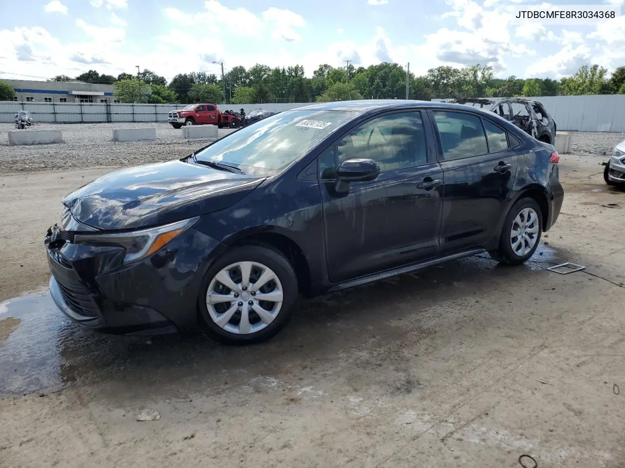 2024 Toyota Corolla Le VIN: JTDBCMFE8R3034368 Lot: 63247135