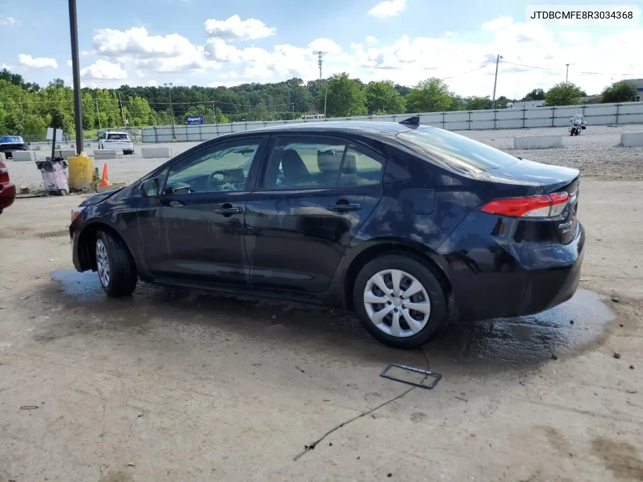 2024 Toyota Corolla Le VIN: JTDBCMFE8R3034368 Lot: 63247135