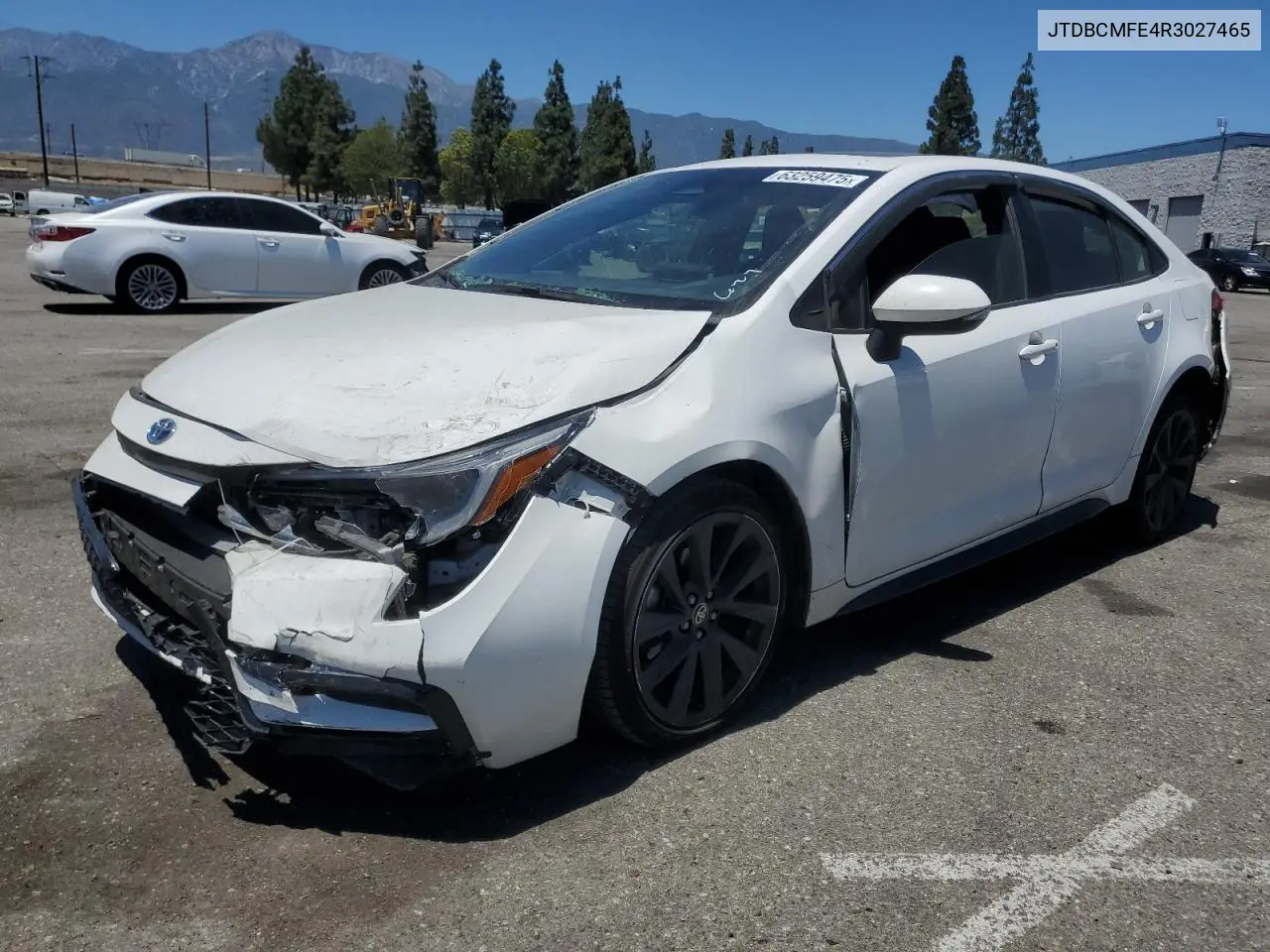 2024 Toyota Corolla Le VIN: JTDBCMFE4R3027465 Lot: 63259475