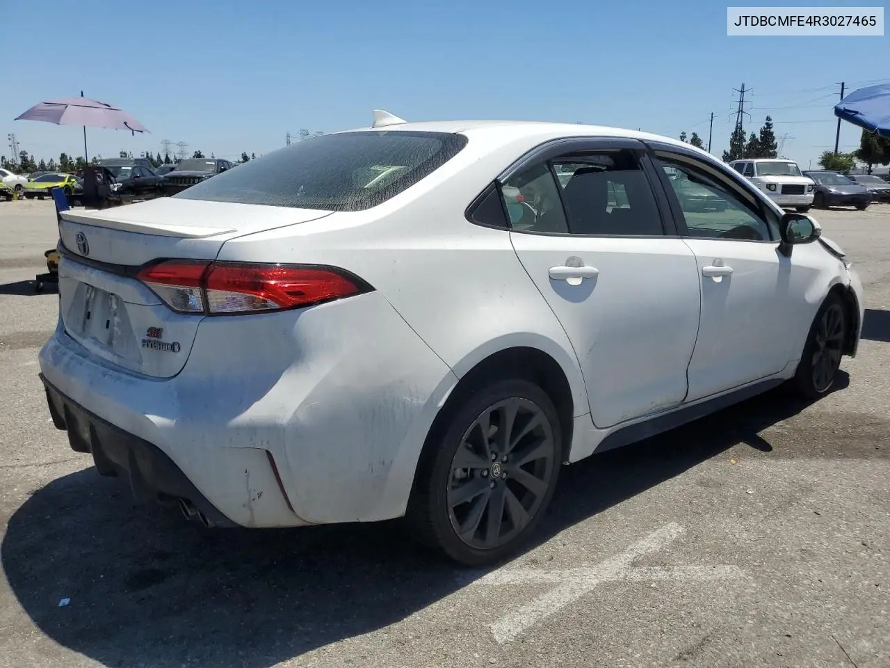 2024 Toyota Corolla Le VIN: JTDBCMFE4R3027465 Lot: 63259475