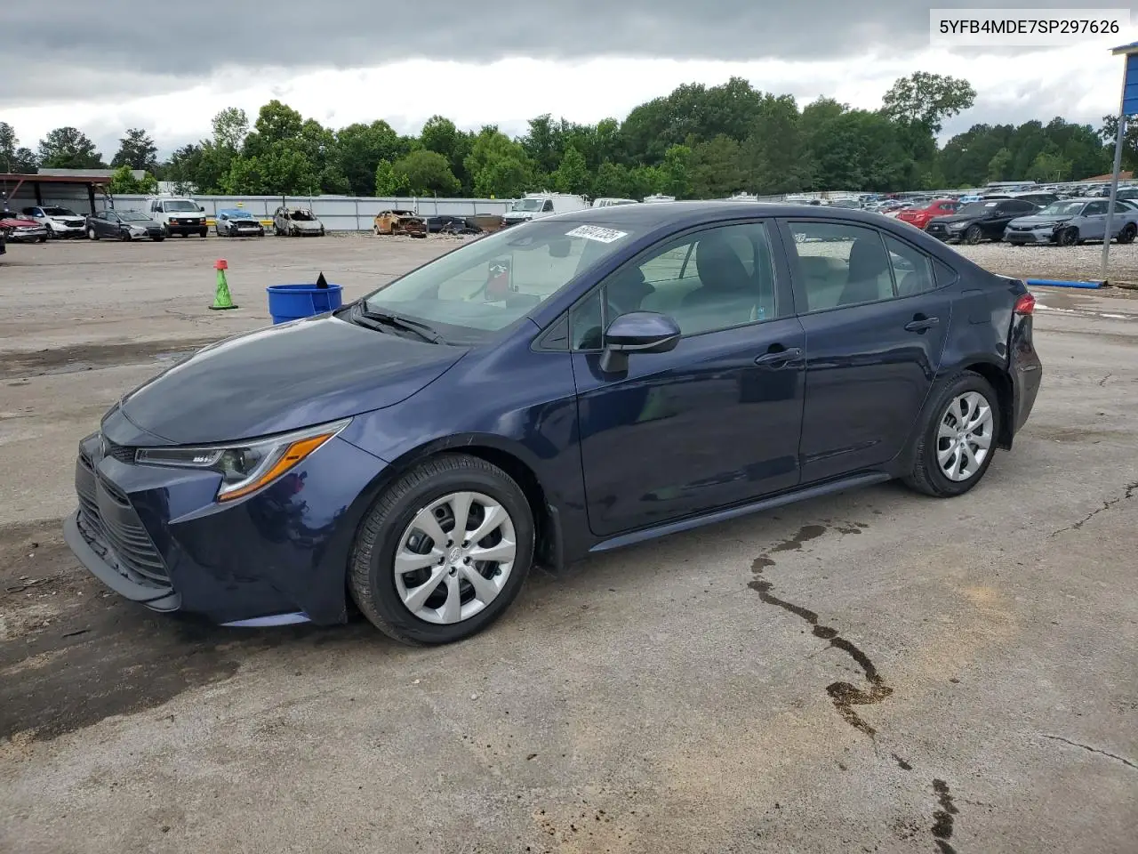 2025 Toyota Corolla Le VIN: 5YFB4MDE7SP297626 Lot: 56047235