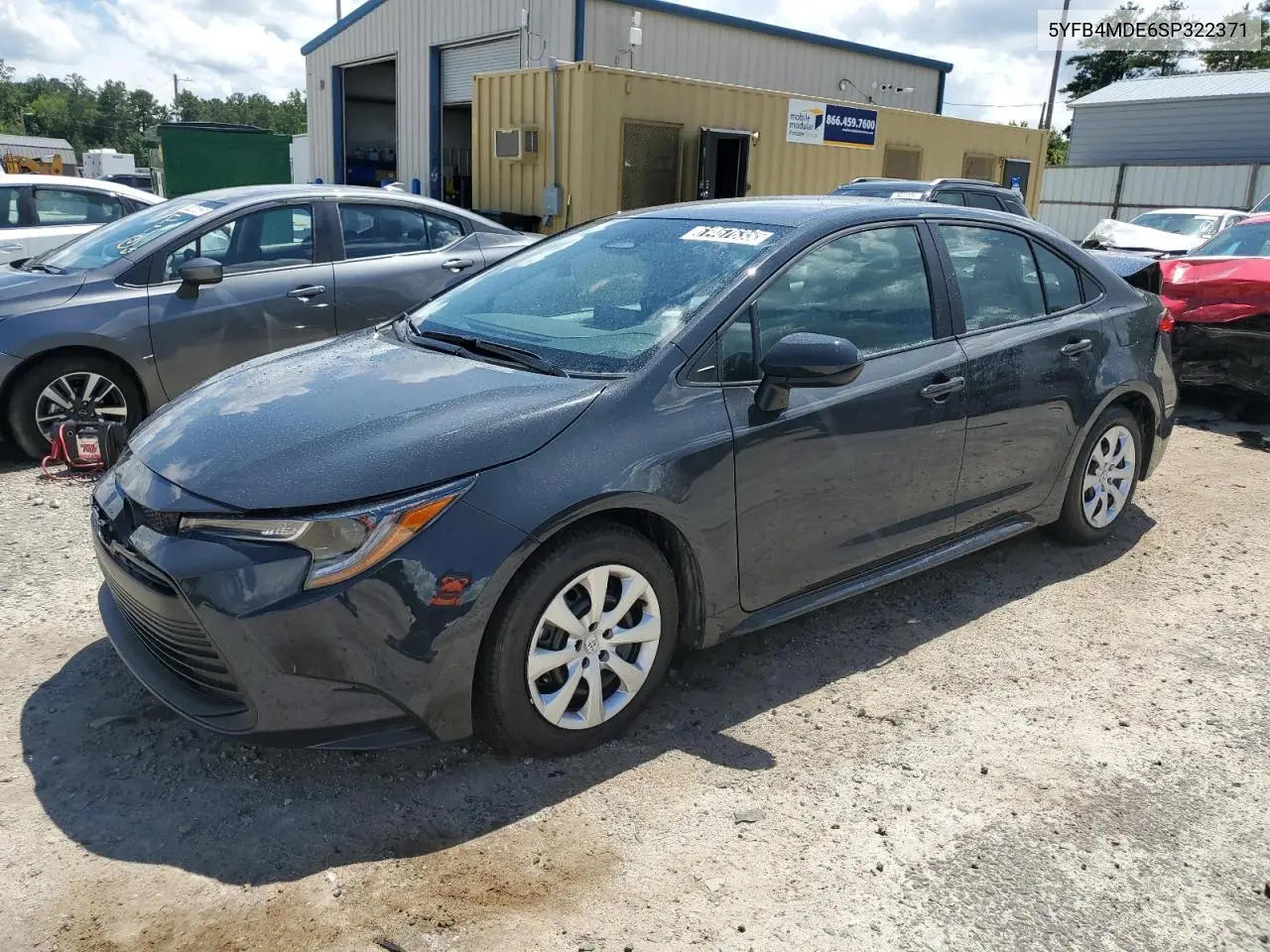 2025 Toyota Corolla Le VIN: 5YFB4MDE6SP322371 Lot: 61467635