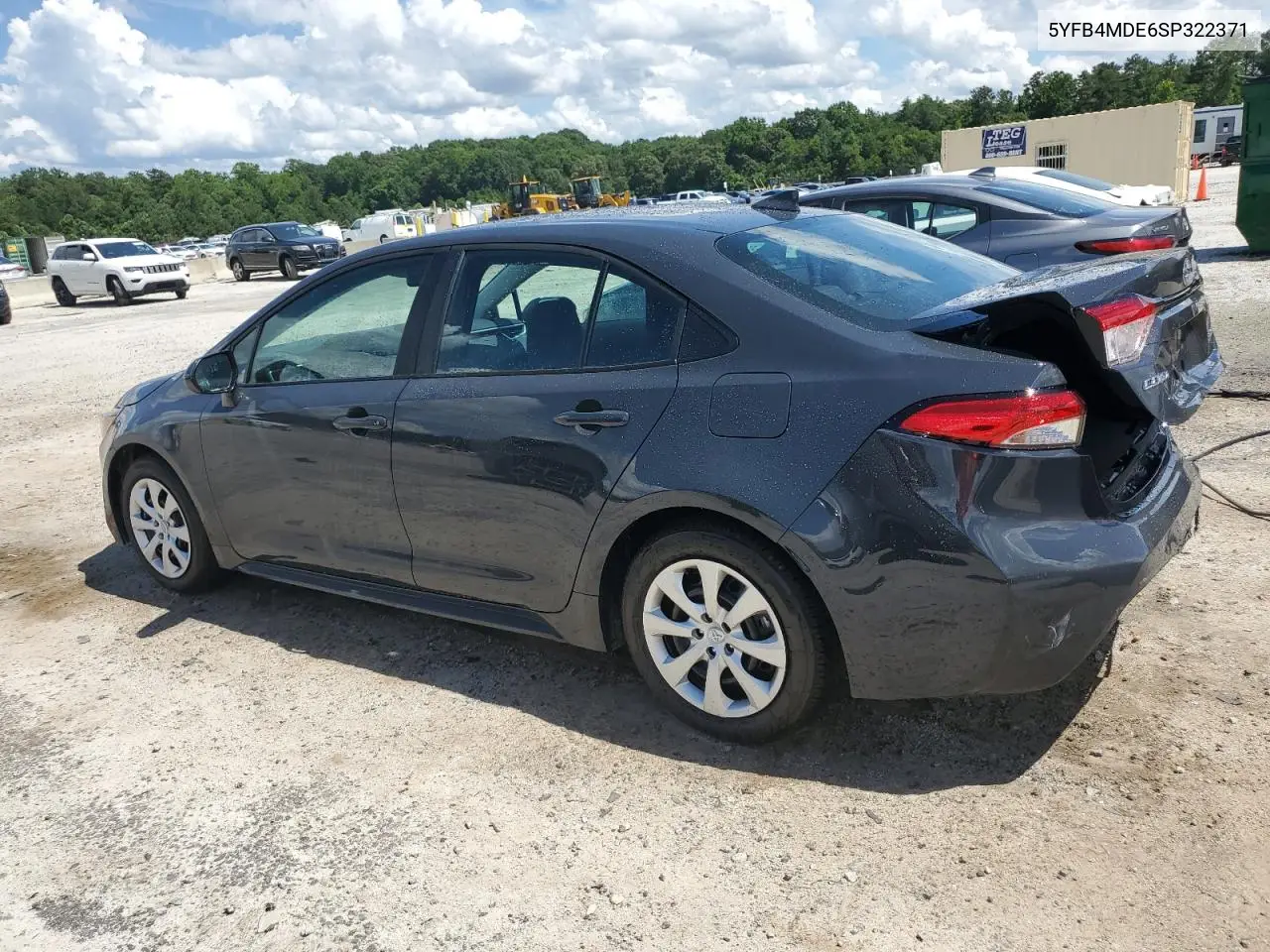 2025 Toyota Corolla Le VIN: 5YFB4MDE6SP322371 Lot: 61467635