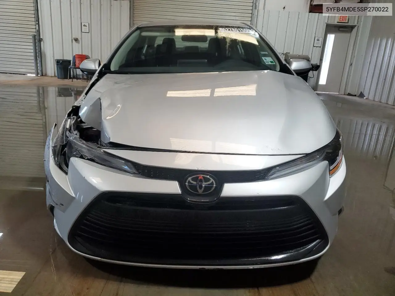 2025 Toyota Corolla Le VIN: 5YFB4MDE5SP270022 Lot: 62780155
