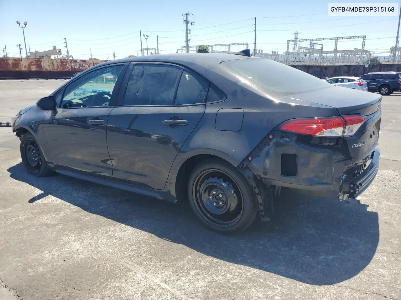 2025 Toyota Corolla Le VIN: 5YFB4MDE7SP315168 Lot: 63039055