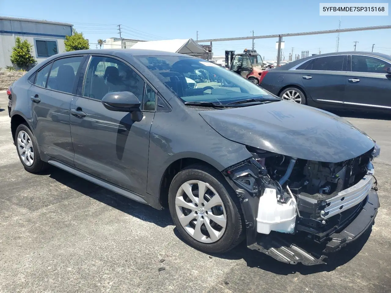 2025 Toyota Corolla Le VIN: 5YFB4MDE7SP315168 Lot: 63039055