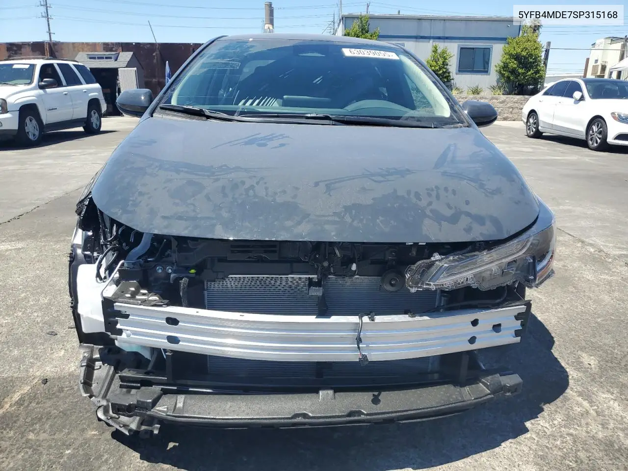 2025 Toyota Corolla Le VIN: 5YFB4MDE7SP315168 Lot: 63039055