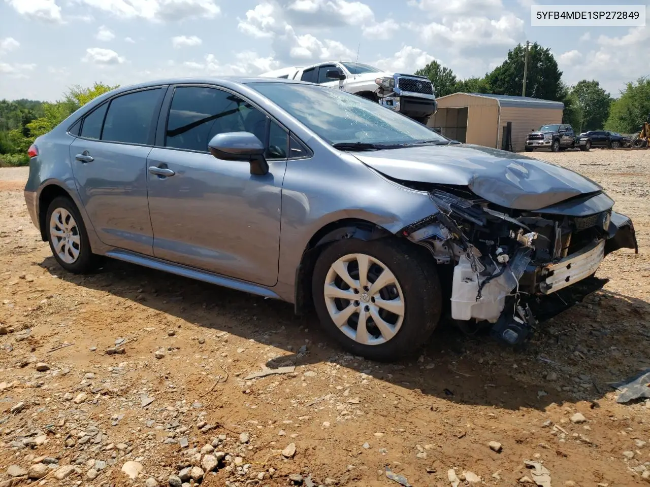 2025 Toyota Corolla Le VIN: 5YFB4MDE1SP272849 Lot: 63051385